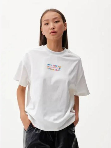 Play Season Tropical Logo T Shirt White HAU0004ATZWHT - HUNTER - BALAAN 1