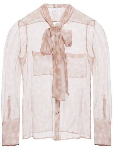 Deer Silk Blouse - BURBERRY - BALAAN 1