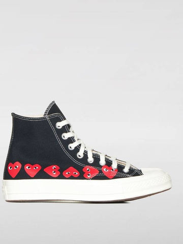 Sneakers Chuck Taylor High Converse x Comme Des Garçons Play in canvas - COMME DES GARCONS PLAY - BALAAN 1