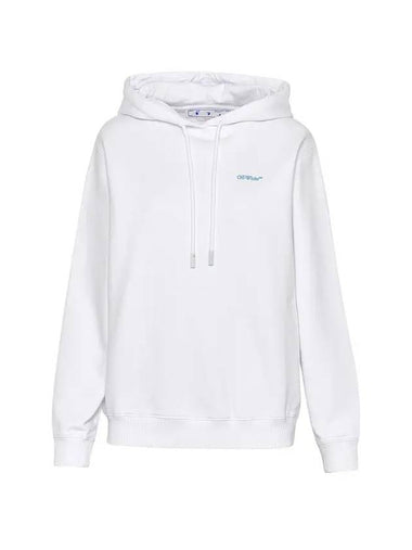 Gradient Blurred Arrow Hoodie White - OFF WHITE - BALAAN 1