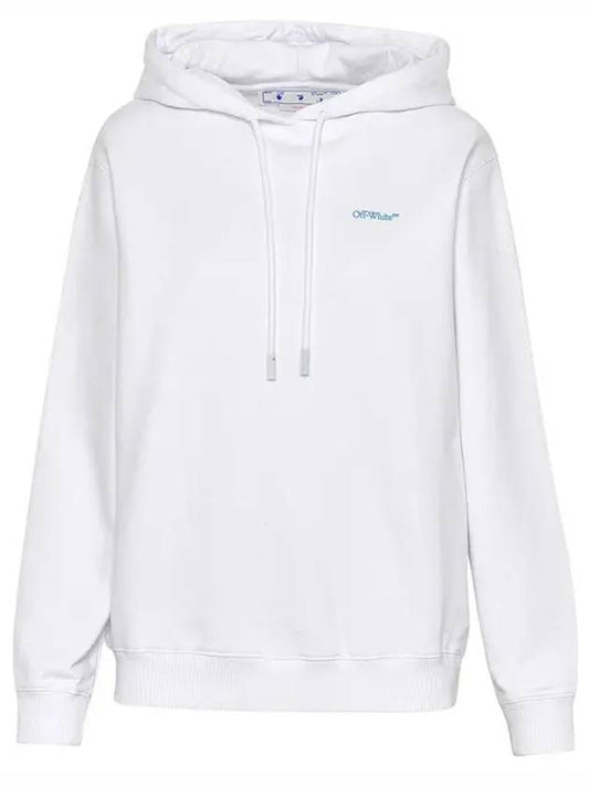 gradient blur arrow hooded top white - OFF WHITE - BALAAN 1