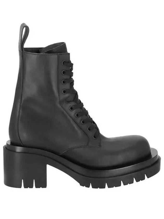 Lace-Up Lug Walker Boots Black - BOTTEGA VENETA - BALAAN 2