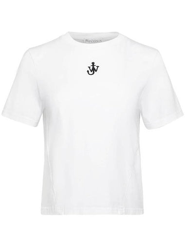 JW Anderson Anchor-Embroidered T-Shirt - JW ANDERSON - BALAAN 1