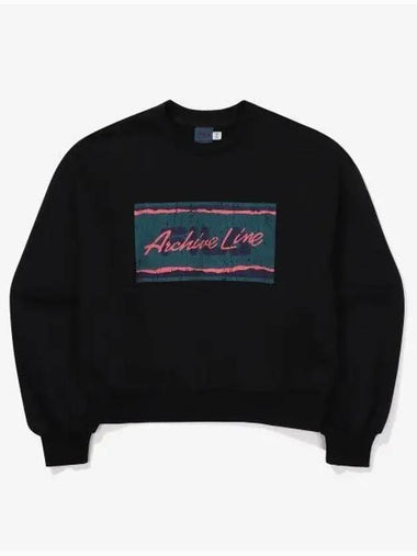 Archive Semi Crop Sweatshirt FE2POF6101FBLK - FILA - BALAAN 1