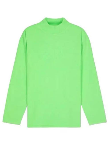 Mockneck Long Sleeve T Shirt Green - ERL - BALAAN 1