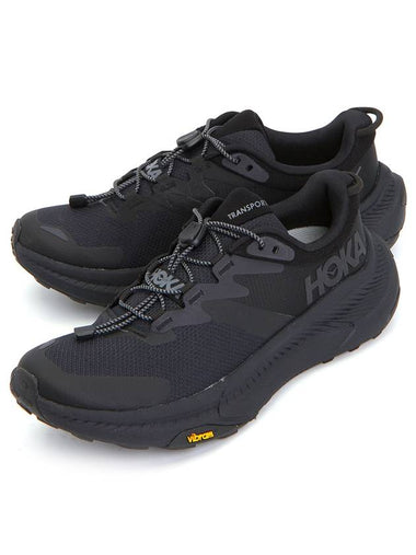 Transport Running Low Top Sneakers Black - HOKA ONE ONE - BALAAN 1