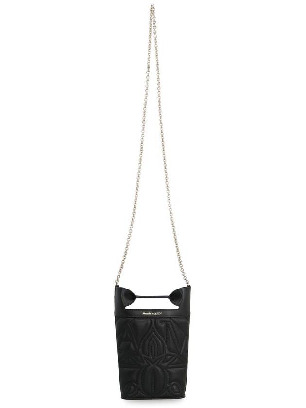 The Bow Pouch Shoulder Bag Black - ALEXANDER MCQUEEN - BALAAN 5