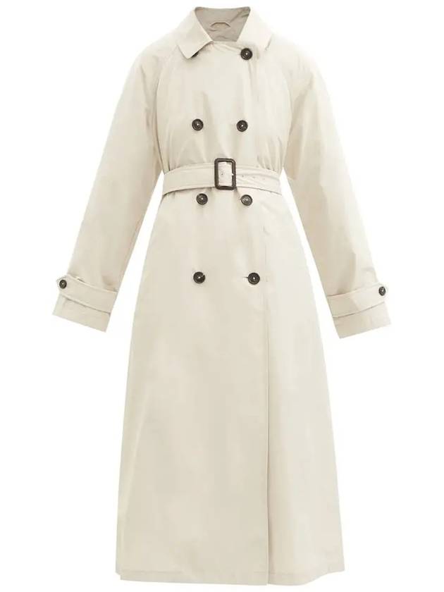 The Cube I'm Pre Trench Coat Ecru - MAX MARA - BALAAN.