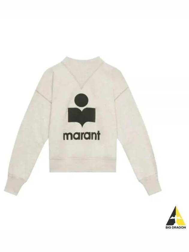 Moby Logo Print Sweatshirt Ecru - ISABEL MARANT - BALAAN 2