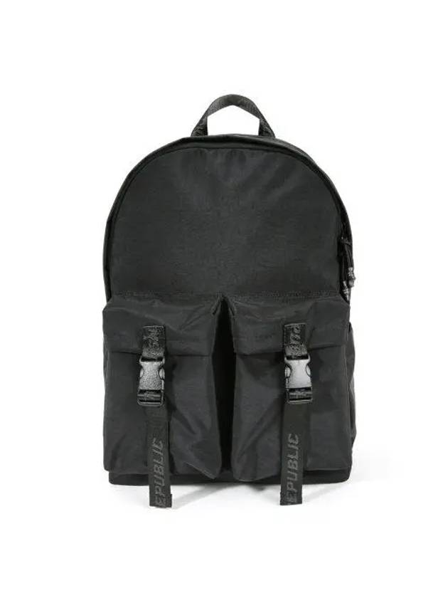 Hover Two Buckle Backpack Black - MONSTER REPUBLIC - BALAAN 2