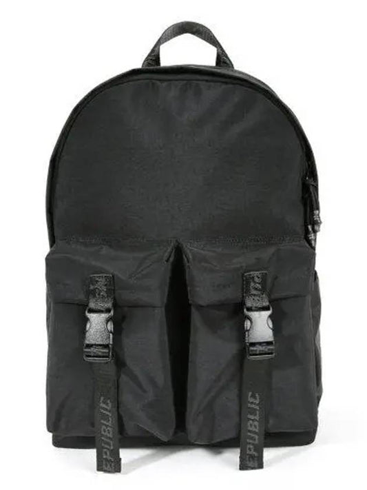 Hover Two Buckle Backpack Black - MONSTER REPUBLIC - BALAAN 2