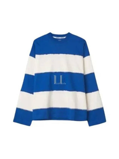 Classic Stripe Long Sleeve T-Shirt White Boutique Blue - SUNNEI - BALAAN 2