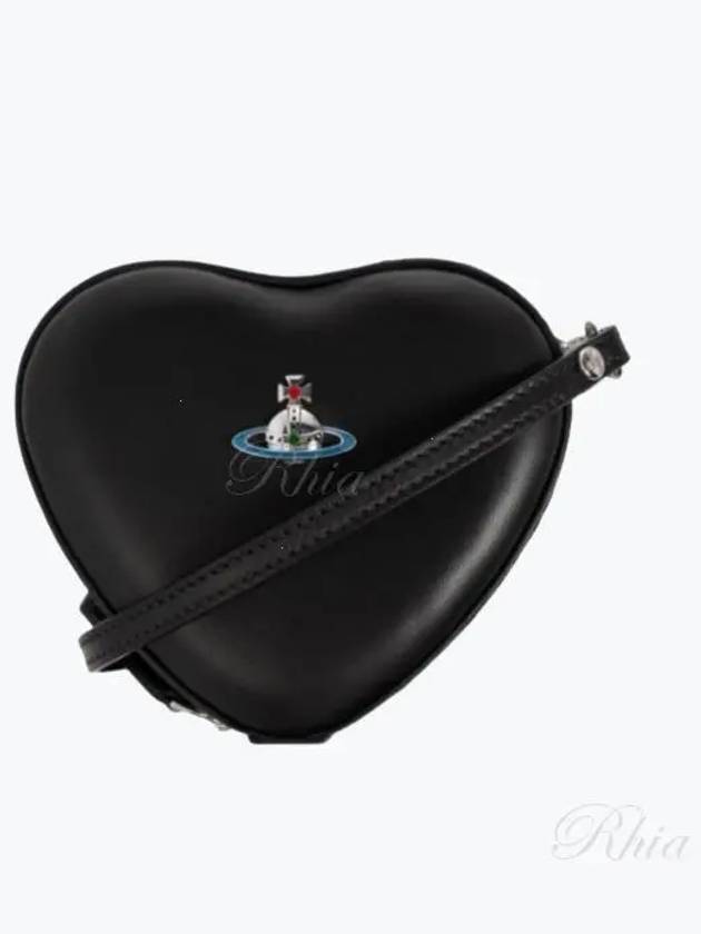 Mini Heart Cross Bag Black - VIVIENNE WESTWOOD - BALAAN 2