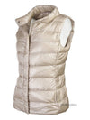 Giulia Slim Fit Down Padded Vest Chantilly - HERNO - BALAAN 3