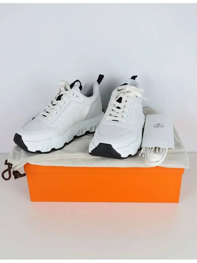 Impulse Low-Top Sneakers White - HERMES - BALAAN 8