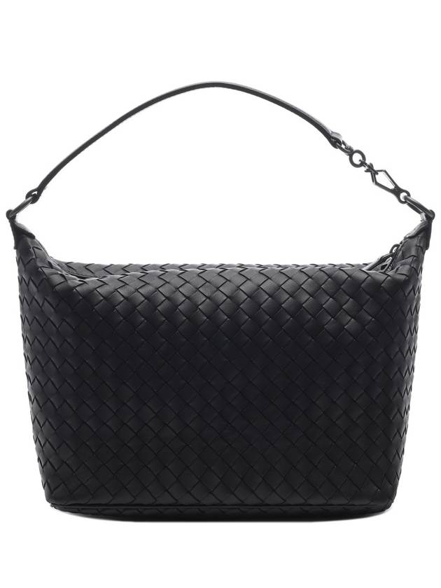 Women's Intrecciato Shoulder Bag Black - BOTTEGA VENETA - BALAAN 5