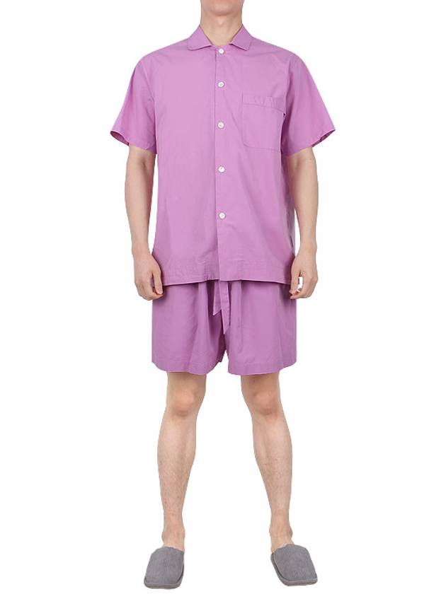 Poplin Pajamas Overfit Short Sleeve Shirt SWE PP - TEKLA - BALAAN 5