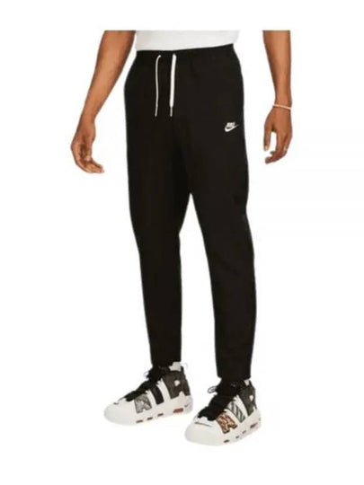 Men's Club Woven Lightweight Track Pants Black - NIKE - BALAAN 2