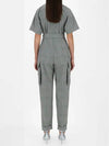 Bari Wool Jump Suit Grey - MAX MARA - BALAAN.