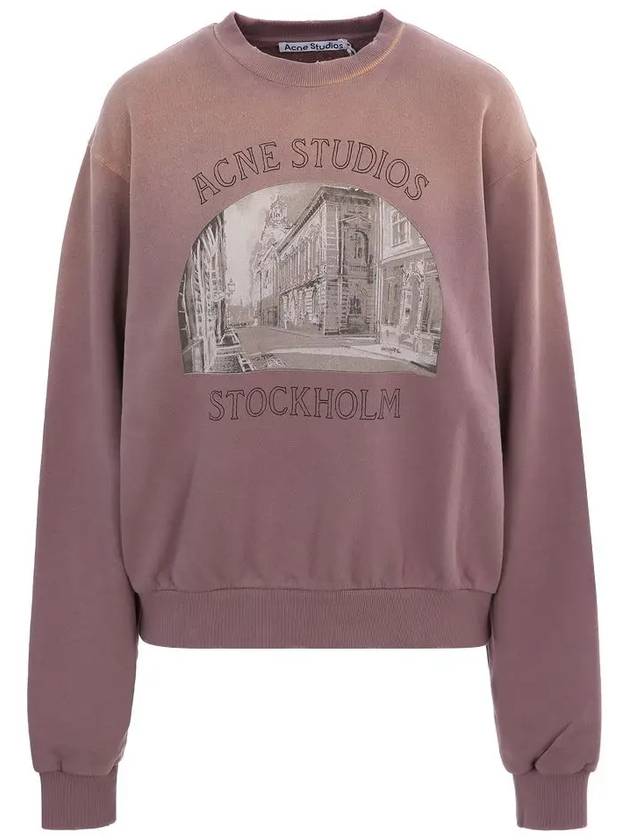 Studios Printed Sweater Dusty Purple - ACNE STUDIOS - BALAAN.