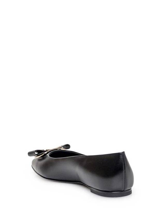 New Vara Plate Ballet Flat Black - SALVATORE FERRAGAMO - BALAAN 4