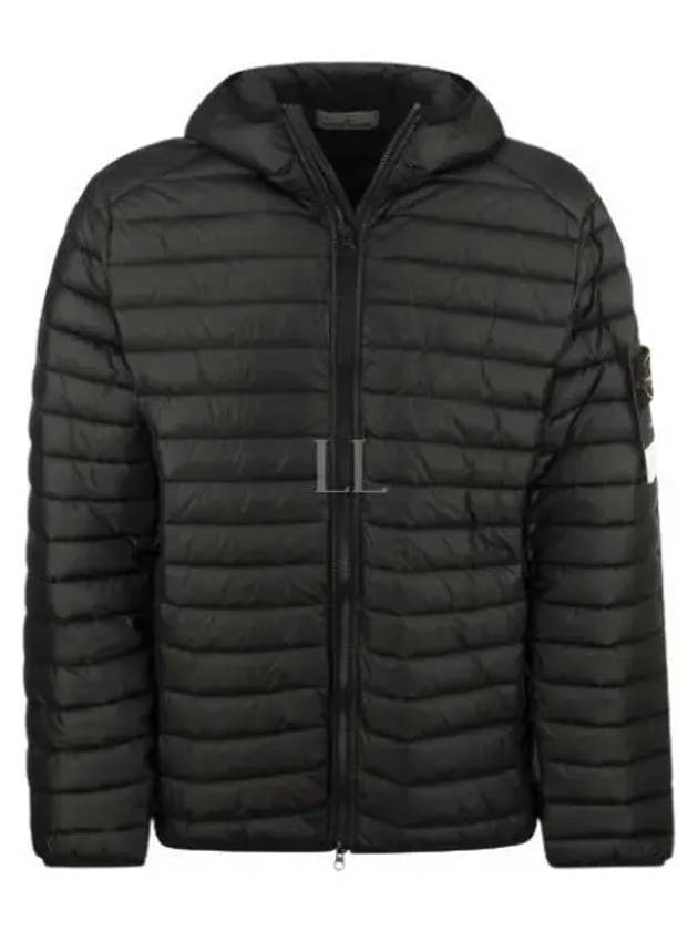 Loom Woven Chambers R-Nylon Down-TC Packable Jacket Black - STONE ISLAND - BALAAN 2