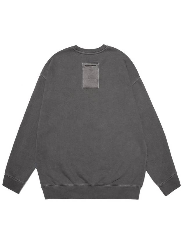 PIGMENT HEAVY COTTON LABEL ART Pigment Sweatshirt BK - ICONOGRAPHY - BALAAN 6