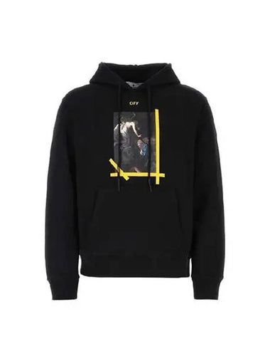 Off White Hoodie Arrow Graphic Printing Black - OFF WHITE - BALAAN 1