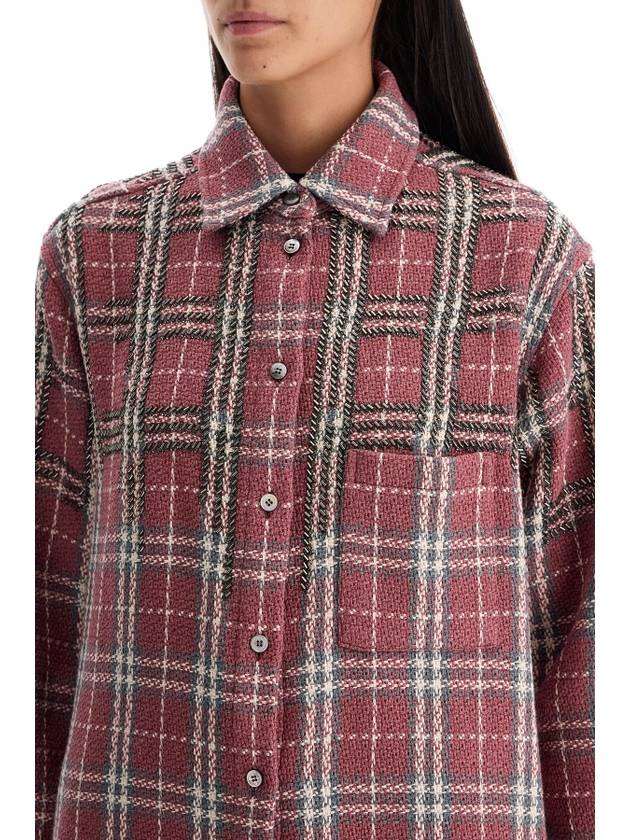 tweed overshirt with applique - GOLDEN GOOSE - BALAAN 4