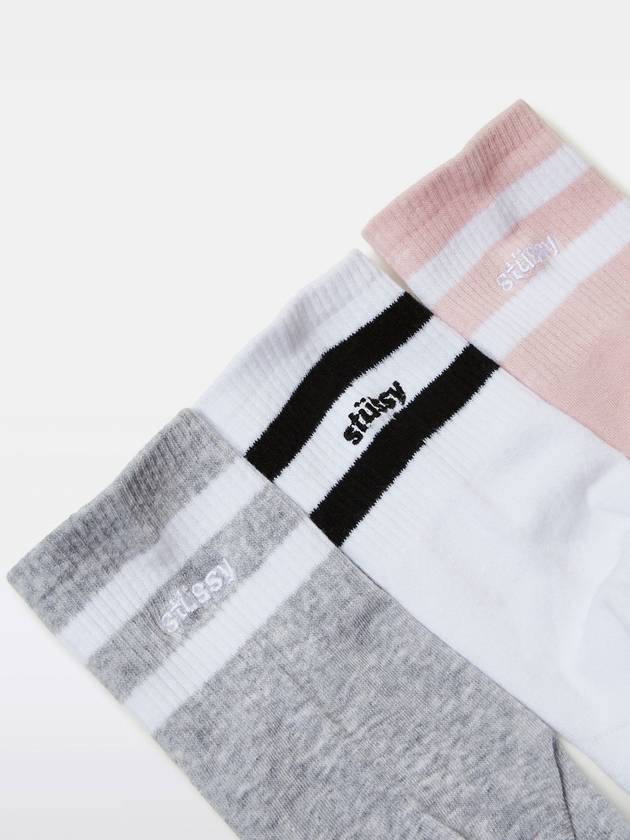 Calypso Stripe Socks 3 Pack - STUSSY - BALAAN 7