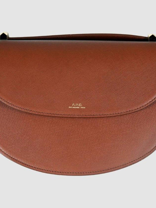 Half Moon Leather Cross Bag Brown - A.P.C. - BALAAN 2