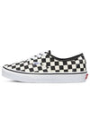 Authentic Checkerboard Low Top Sneakers White Black - VANS - BALAAN 2