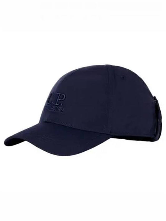 CP Company 14CMAC146A 005904A 888 Logo Embroidery Goggles Ball Cap Navy Hat TJ 271299 - CP COMPANY - BALAAN 1