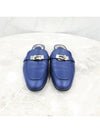 Lux You 36 Navy Kelly Buckle Bloafer Mule - HERMES - BALAAN 2