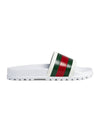 Web Slippers White - GUCCI - BALAAN 1