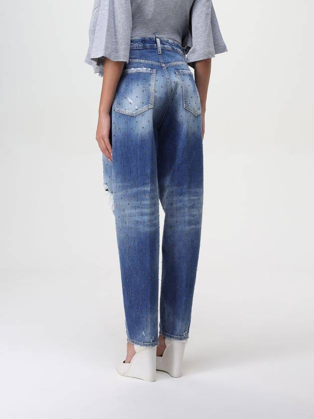 Jeans Dsquared2 in denim used con strass - DSQUARED2 - BALAAN 2