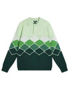 Golf Ron Long Sleeve Polo Knit Top Rain Forest - J.LINDEBERG - BALAAN 2