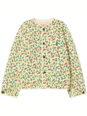 Kids Flower Pattern Reversible Jacket S23059 221AA - THE ANIMALS OBSERVATORY - BALAAN 1