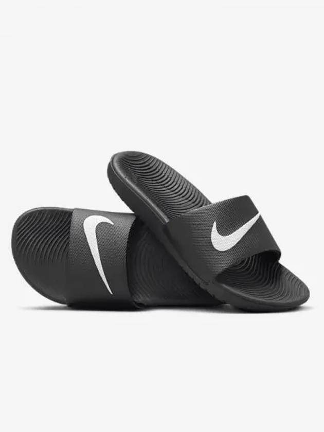 Kawa Little Kids Junior Slide Black White 819352 001 699473 - NIKE - BALAAN 1