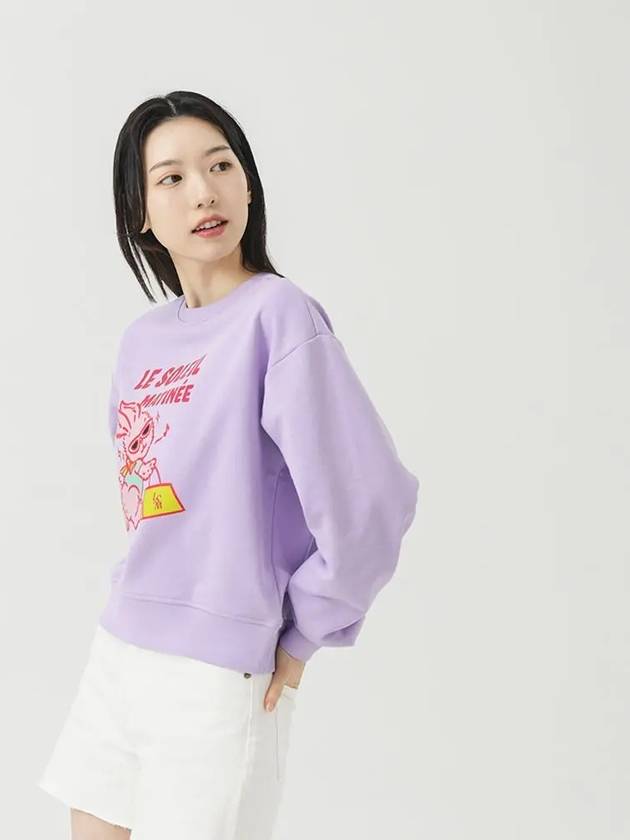 Shopping Rabbit Sweatshirt Lavender - LE SOLEIL MATINEE - BALAAN 3