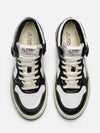 Medalist Leather High-Top Sneakers White Black - AUTRY - BALAAN 4