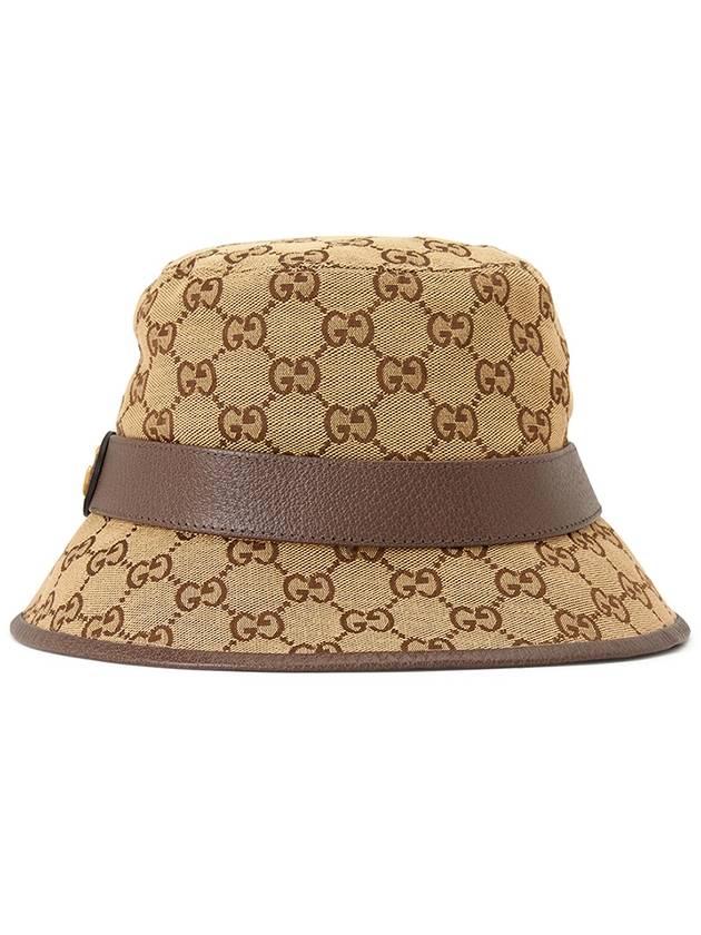 GG Canvas Fedora Beige - GUCCI - BALAAN 4