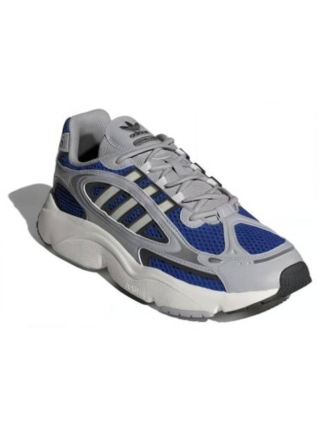 Ozmillen Mesh Low Top Sneakers Blue Grey - ADIDAS - BALAAN 4