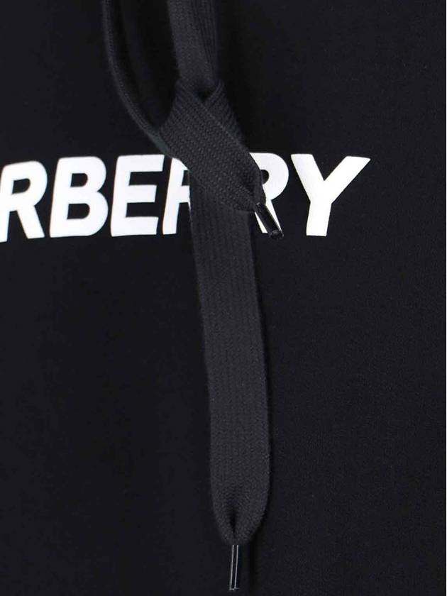 Cotton Hoodie Black - BURBERRY - BALAAN 6