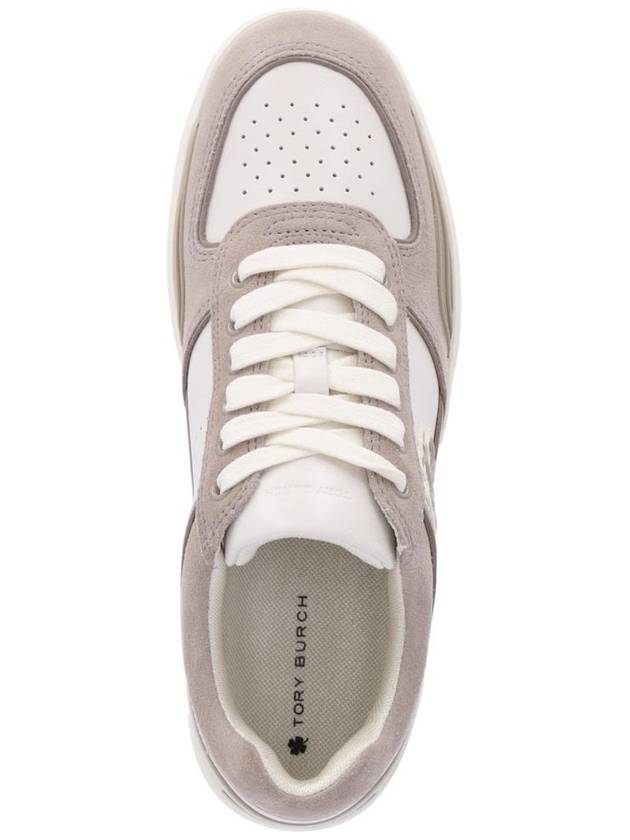 Women's Clover Court Low Top Sneakers Beige - TORY BURCH - BALAAN 6