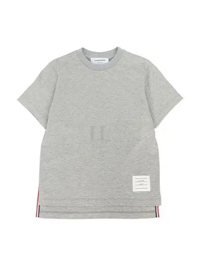 Midweight Jersey Boxy Pocket Short Sleeve T-Shirt Light Grey - THOM BROWNE - BALAAN 2