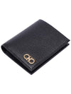 Revival Gancini Half Wallet Black - SALVATORE FERRAGAMO - BALAAN 6