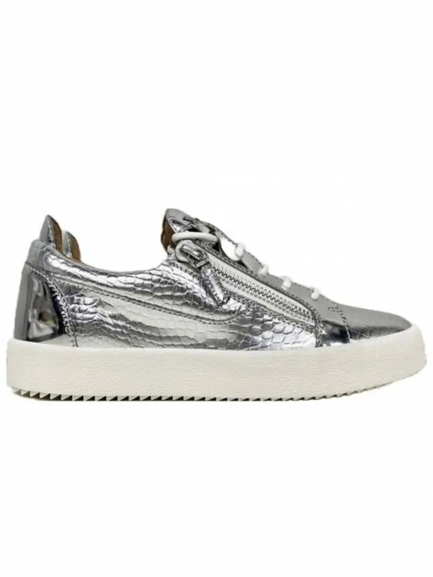 RU70000 087 Crocker Sneakers Silver Giuseppe Zanotti - GIUSEPPE ZANOTTI - BALAAN 1