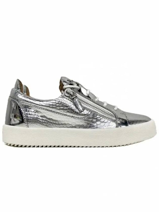 RU70000 087 Crocker Sneakers Silver - GIUSEPPE ZANOTTI - BALAAN 1