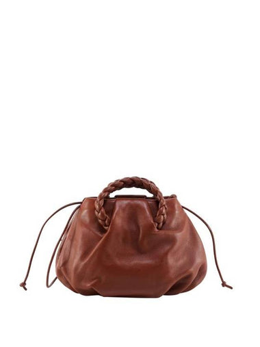 Small Spring Bone Tote Bag Chestnut - HEREU - BALAAN 1